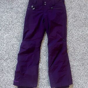 Small Purple Marmot Snow ski Pants
